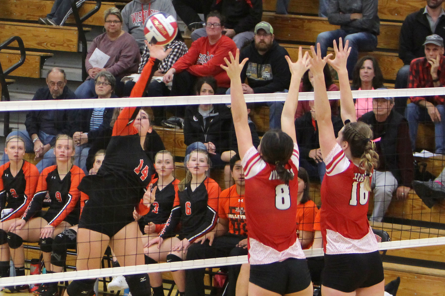 Colfax at Elk Mound volleyball 10-17-19